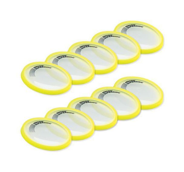 Lot de 10 disques volants superdisc aerobie