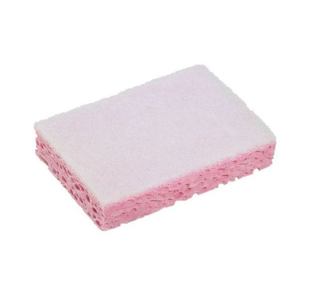 Lot de 10 éponge sanitaire - Grattante douce rectangulaire - Spontex
