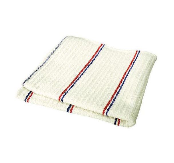 Lot de 10 wassingues doubles écrues