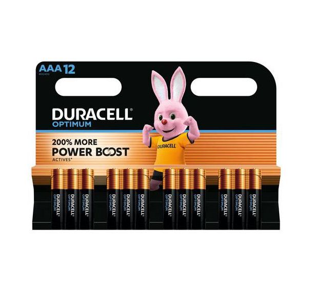 Lot de 12 Duracell Optimum AAA x 12