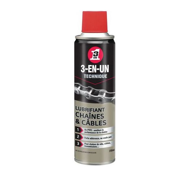 Lot de 12 Lubrifiants chaînes & câbles 250 ml