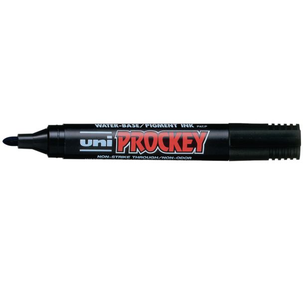 Lot de 12 Marqueurs Prockey - Pointe: Ogive - Encre :Noir