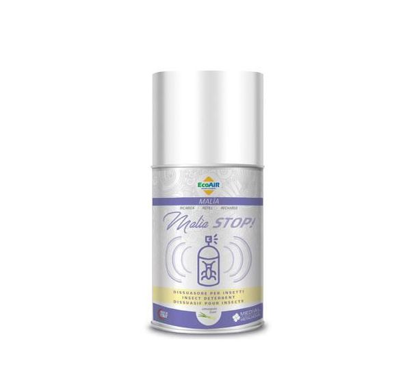 Lot de 12 Recharge de Spray dissuasif anti insectes Citronelle- Medial
