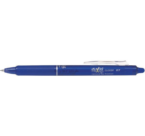 Lot de 12 Stylo roller effaçable rétractable Pilot Frixion Ball Clicker Bleu