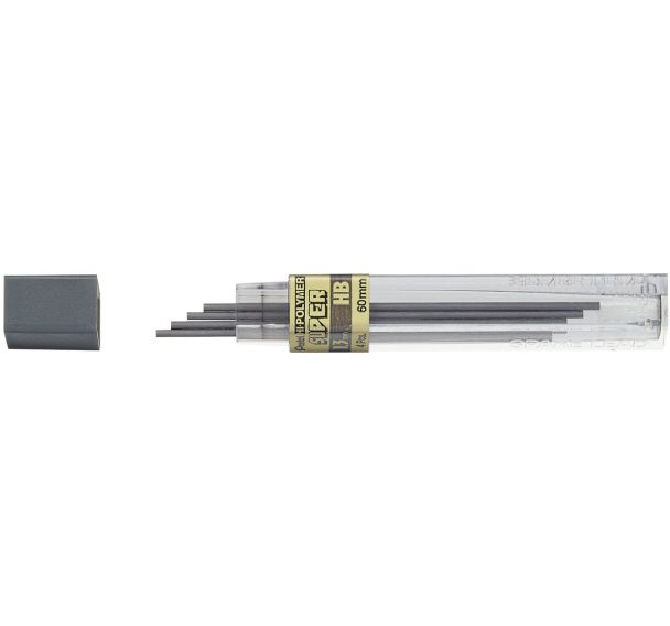Lot de 12 étuis de 12 Mines universelles PENTEL - Mine HB 0,5 mm