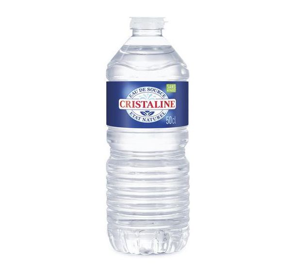 Lot de 1728 Eau de source Cristaline 50cl - Palette