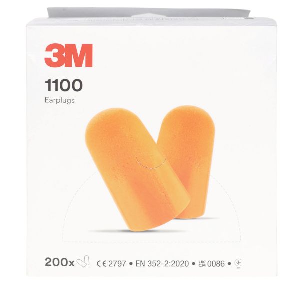 Lot de 200 paires de bouchons d'oreilles série 1100