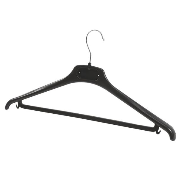 Lot de 20 Cintres ABS avec barre noir