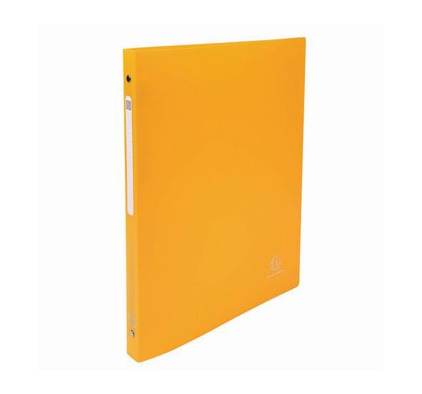 Lot de 20 Classeur 4 anneaux 15mm polypropylène OPAK - A4-Jaune