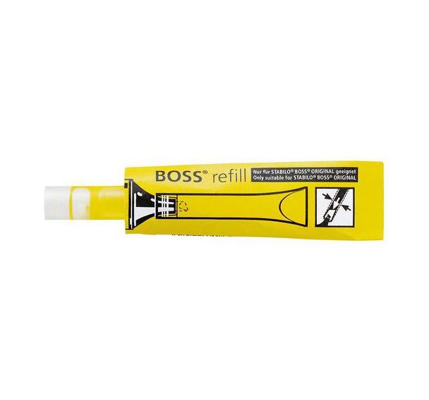 Lot de 20 Recharge Stabilo Boss Original - jaune