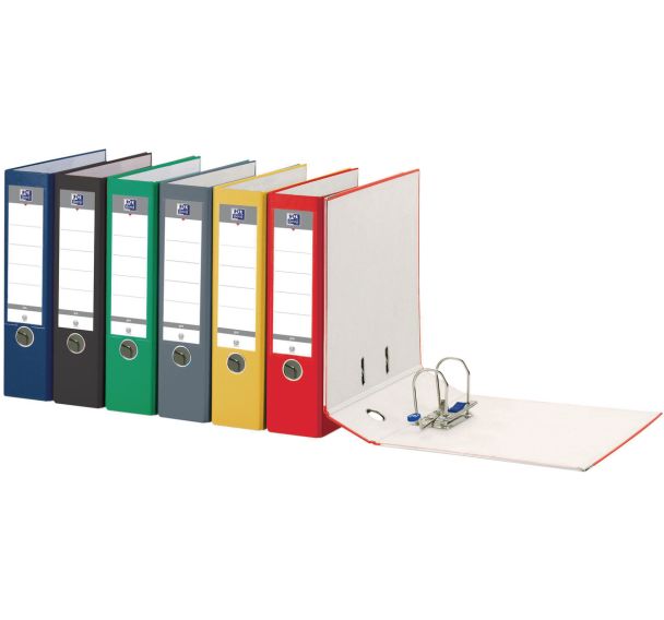 Lot de 20 classeurs à levier - Dos 80 mm - Assorti