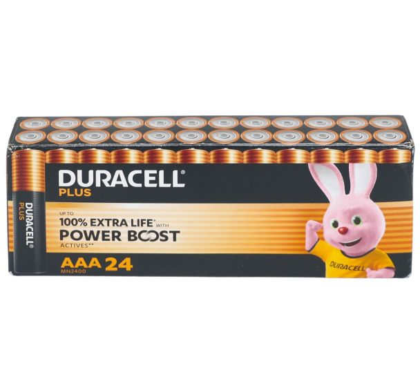Lot de 24 Pile alcaline AAA Plus Powerboost - Duracell