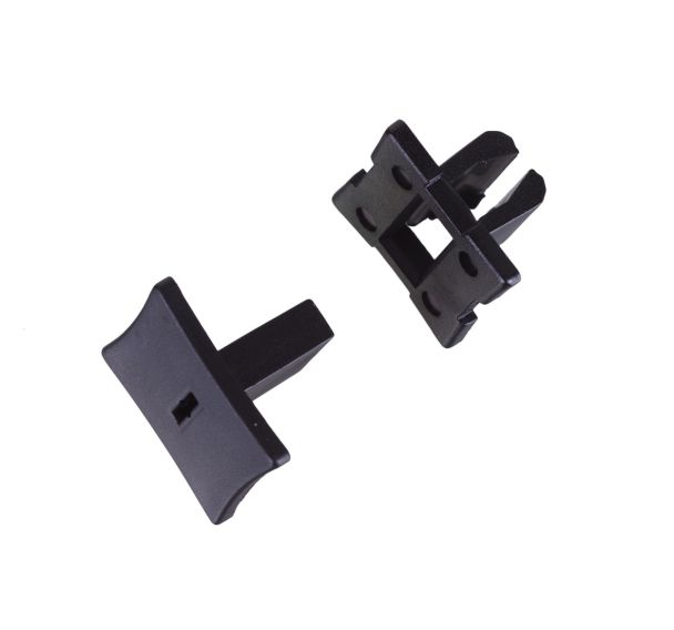 Lot de 25 Fixation universelle pour profilé alu T-clip - fente 10 mm
