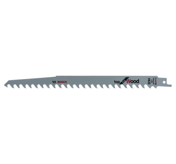 Lot de 25 Lames scie sabre HCS Bois 240mm S1542K