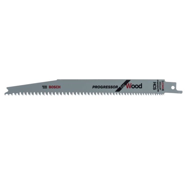 Lot de 25 Lames scie sabre HCS Progressor Bois 200mm S2345X