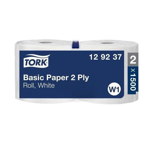Lot de 2 Bobines Blanche 510m 2 plisW1