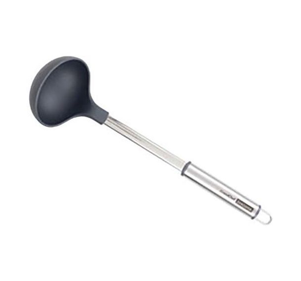 Lot de 2 Louche de cuisine en inox et nylon avec anti adhérant