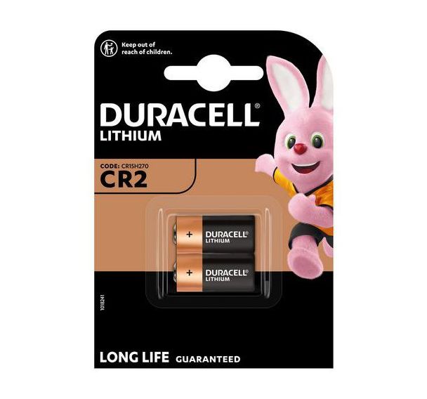 Lot de 2 Pilesithium haute puissance Duracell CR2 3 V