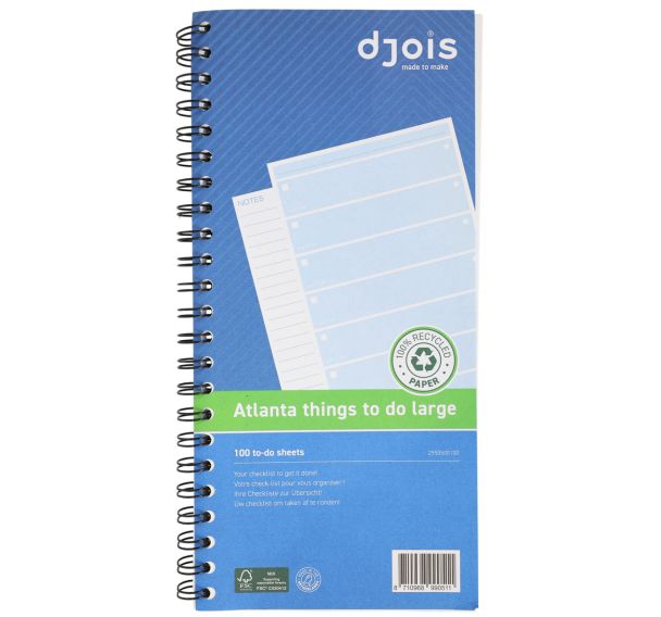 Lot de 2 To Do Large: 100% papier recyclé