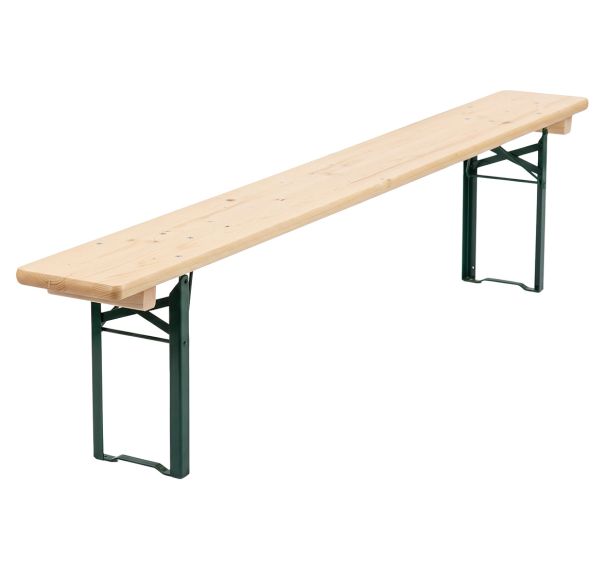 Lot de 2 bancs pliants 220 cm piètement cornière