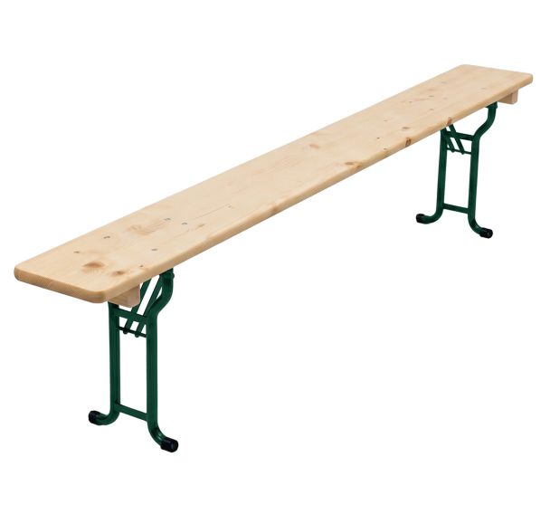 Lot de 2 bancs pliants 220 cm piètement tube