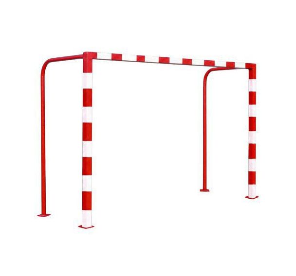 Lot de 2 buts de Hand de rue - platines - blanc 9010