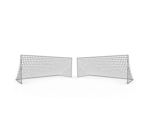 Lot de 2 buts de football aluminium spécial jeune