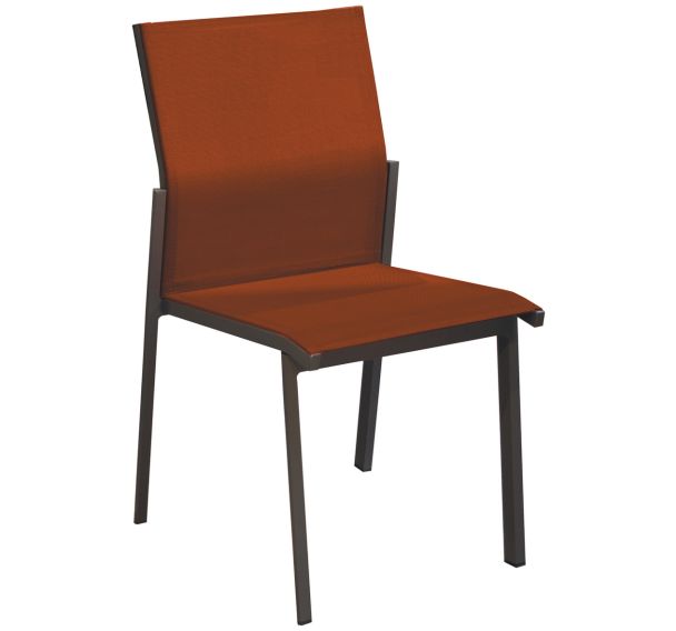 Lot 2 chaises DELIA TPEP/alu - Proloisirs