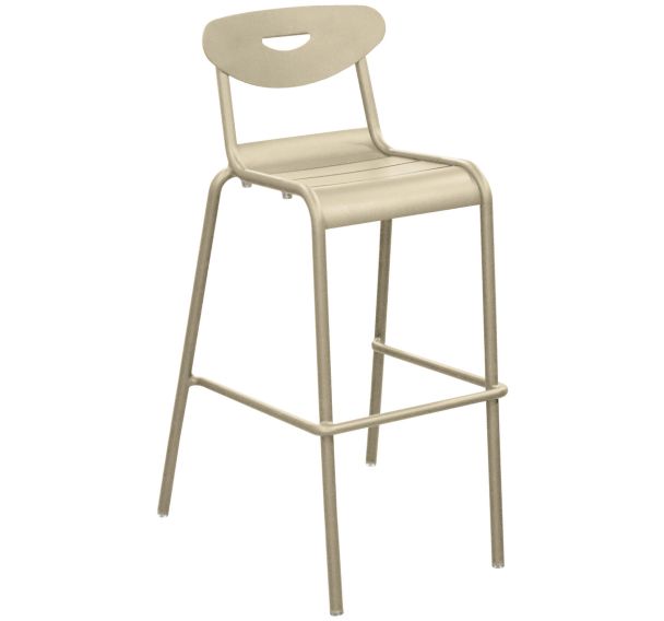 Lot 2 chaises hautes SMILEY alu - Proloisirs