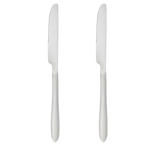 Lot de 2 couteaux NEVIS inox