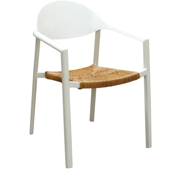Lot 2 fauteuils BAGE wicker/alu - Proloisirs