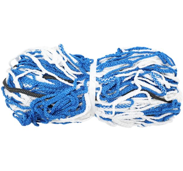 Lot de 2 filets de handball GES 4 mm hexagonale blanc/bleu