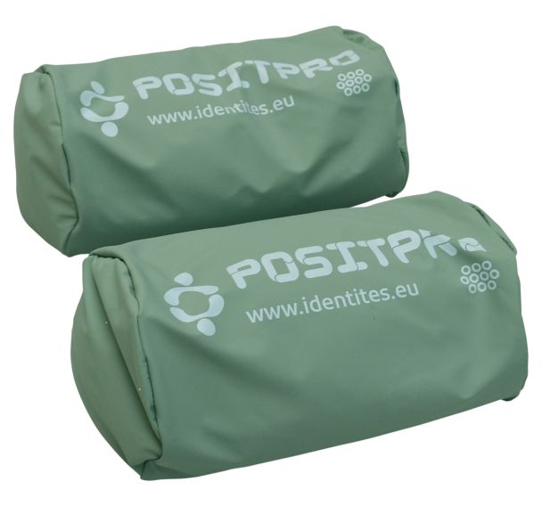 Lot de 2 petits coussins cylindriques PositPro microbilles