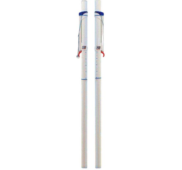 Lot de 2 poteaux de volley GES Regular en Aluminium