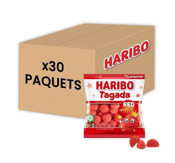 Lot de 30 Bonbon Fraise Tagada - Haribo