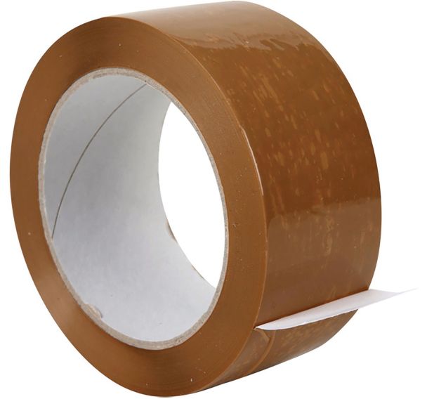 Lot de 36 Adhésif PP Solvant Havane 48 mm X 100 m