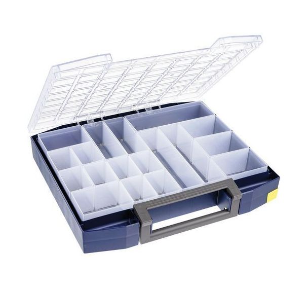 Lot de 3 mallettes Boxxser 80 8x8-18 avec 18 compart H:80mm