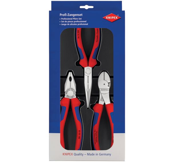 Lot de 3 pinces chromées Essentielles