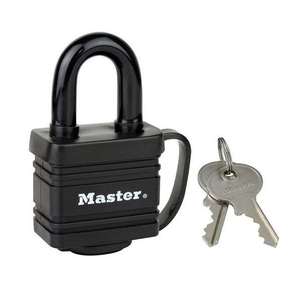 Lot de 4 Cadenas à clés en acier laminé nº7804