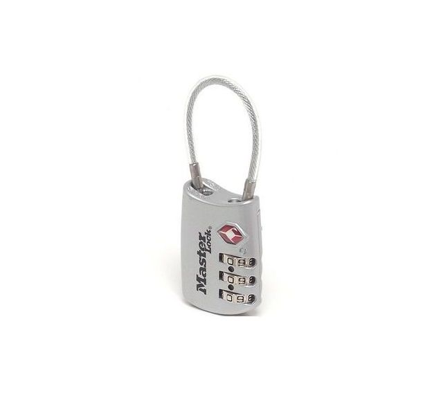 Lot de 4 Cadenas à combinaison câble flexible multicolor 4688EURD