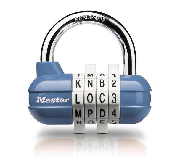 Lot de 4 Cadenas à combinaison pour casier