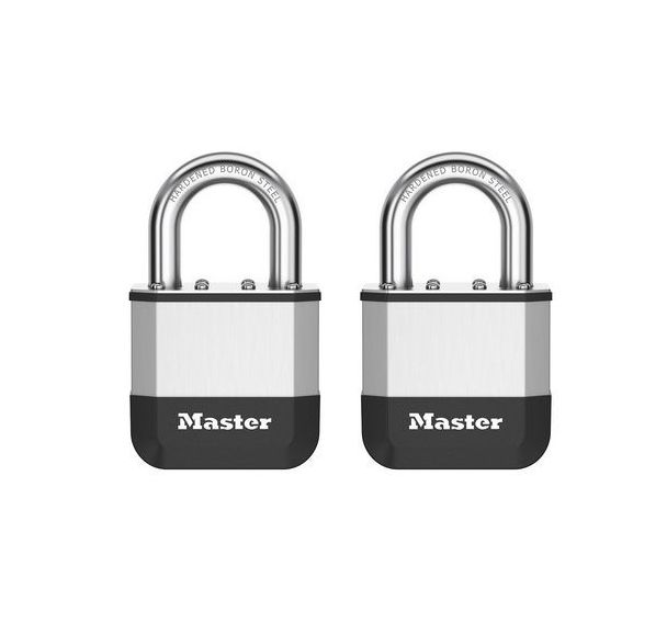 Lot de 4 Cadenas acier laminé 52 mm haute sécurité - Elite
