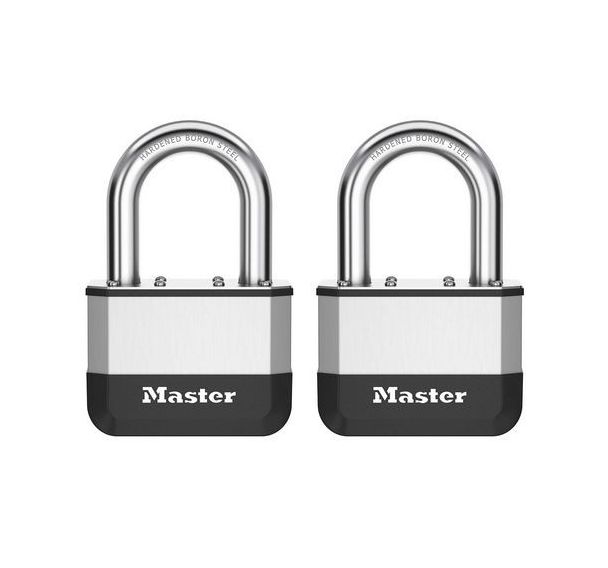 Lot de 4 Cadenas acier laminé haute sécurité - Elite - Master Lock