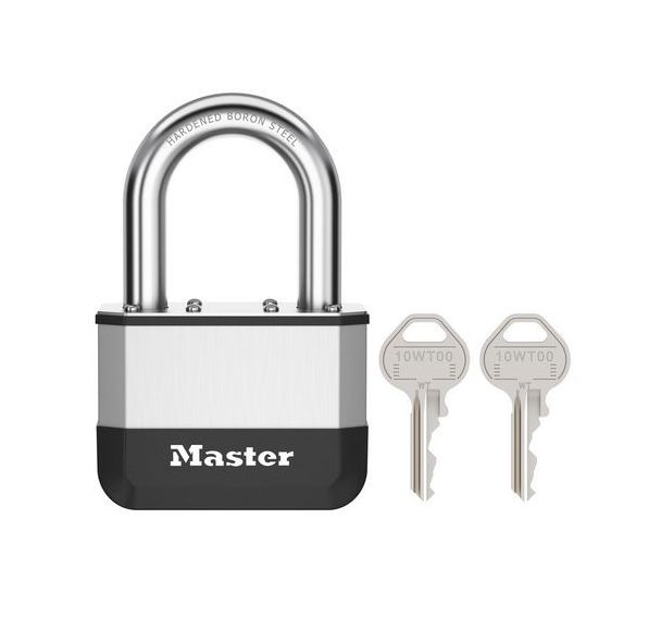 Lot de 4 Cadenas en acier laminé avec clés - Elite - Master Lock