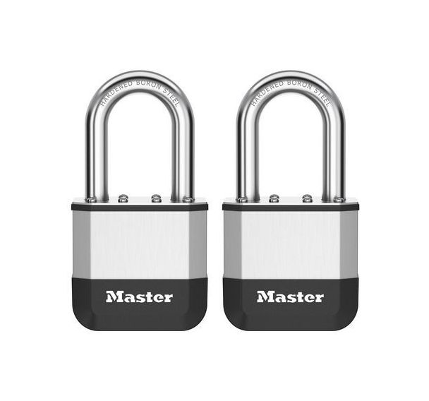 Lot de 4 Cadenas en acier laminé haute sécurité - Elite - Master Lock