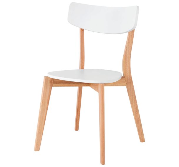 Lot de 4 Chaises de réunion Ava blanc-Somcasa