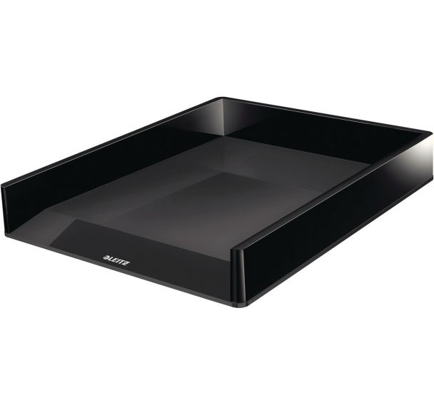 Lot de 4 Corbeille à courrier Leitz Dual Noir
