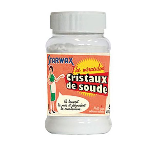Lot de 4 Cristaux de soude 480g pour nettoyage