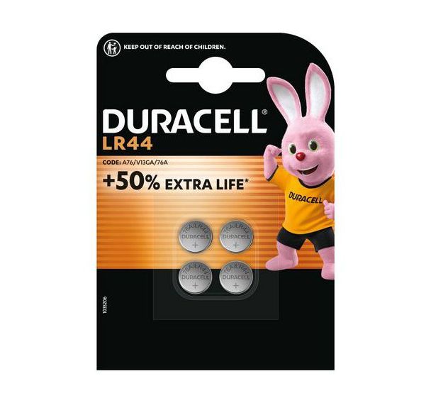 Lot de 4 Piles SPE LR44 - Duracell
