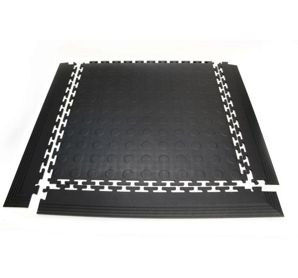 Lot de 4 Jeu de 4 bordures emboitable pour tapis antidérapant